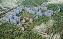 фото ЖК Лобня Сити с высоты птичьего полёта