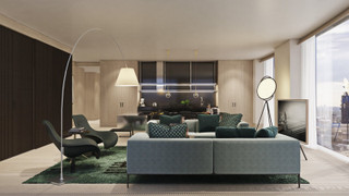 Гостиная ЖК «Сapital towers»