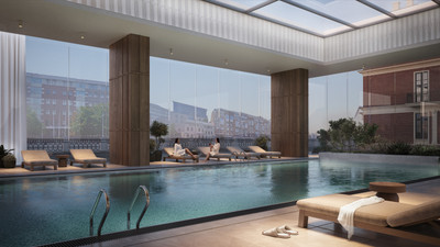 Планировка двухкомнатной(квартира) площадью 128 квадратных метров в ЖК “Клубный квартал Садовническая 69”