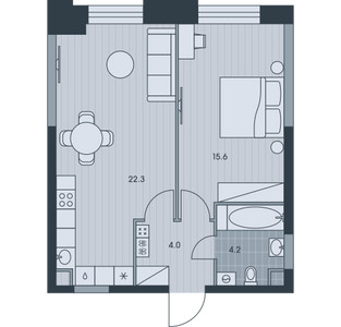 Планировка квартиры, ID 547474