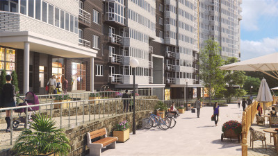 Планировка однокомнатной(квартира) площадью 47.6 квадратных метров в ЖК “ЖК Одинбург”