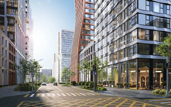 Придомовая территория ЖК “Cityzen”