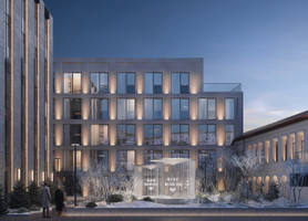 ЖК "Садовническая 69" в вечернее время