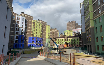 Этап строительства ЖК «Солнечная система»