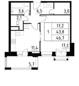 Планировка квартиры, ID 202609