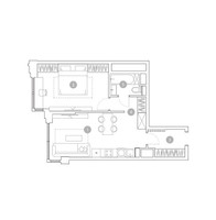 Планировка двухкомнатной(квартира) площадью 47.3 квадратных метров в “ЖК ВЭРИ на Миклухо-Маклая”