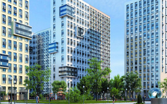 придомовая территория ЖК Нормандия