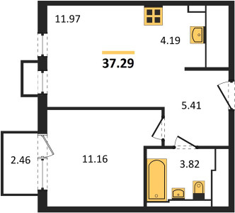 Планировка квартиры, ID 139642