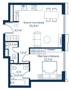 Планировка квартиры, ID 220640
