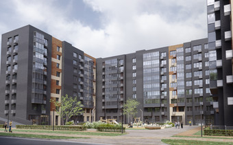 Двор в ЖК Лесная Отрада