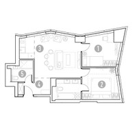 Планировка двухкомнатной(квартира) площадью 60.61 квадратных метров в “УНО Горбунова”