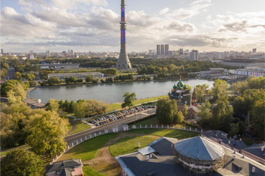 Планировка двухкомнатной(апартаменты) площадью 45.4 квадратных метров в ЖК “ЖК Мираполис”