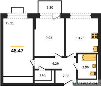 Планировка квартиры, ID 280591