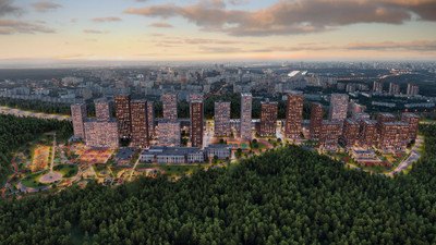 Планировка трехкомнатной(квартира) площадью 67.5 квадратных метров в ЖК “ЖК Каштановая роща”