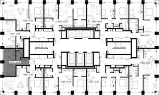 Планировка студии(квартира) площадью 24.9 квадратных метров в “ЖК СЕТ”