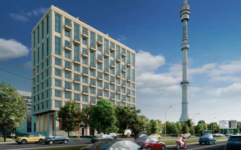 Общий вид ЖК “Королёва 13”