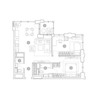 Планировка трехкомнатной(квартира) площадью 71.2 квадратных метров в “ЖК ВЭРИ на Миклухо-Маклая”