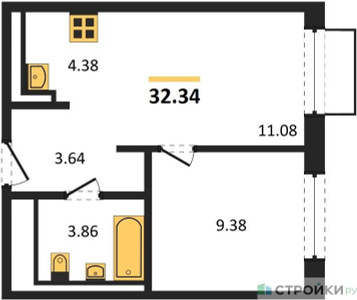 Планировка квартиры, ID 212929