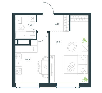 Планировка квартиры, ID 225192