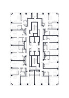 Планировка двухкомнатной(квартира) площадью 66.7 квадратных метров в “ЖК 1-й Нагатинский (Первый Нагатинский)”