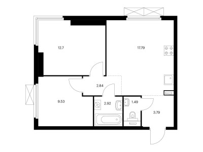 Планировка квартиры, ID 255735