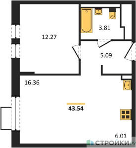 Планировка квартиры, ID 211488
