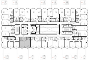 Планировка однокомнатной(квартира) площадью 36.1 квадратных метров в “Дом премиум-класса МИРА”