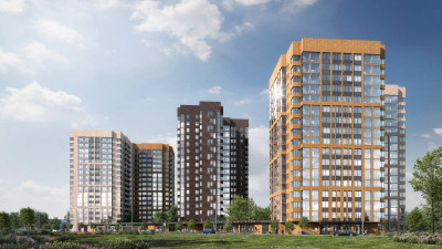 Планировка трехкомнатной(квартира) площадью 86.46 квадратных метров в ЖК “ЖК Солнечный парк”