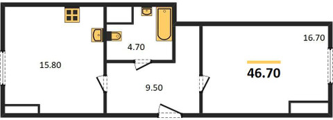Планировка квартиры, ID 111597