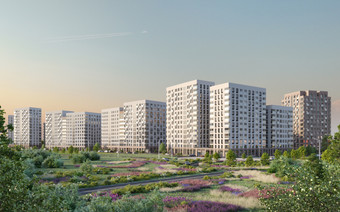 Благоустройство в ЖК "Новые Ватутинки"