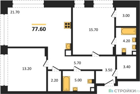 Планировка квартиры, ID 532650