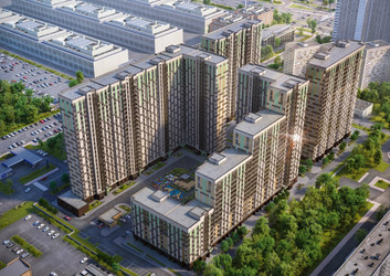 Планировка 4+ комнатной(квартира) площадью 119.2 квадратных метров в ЖК “ЖК Настроение”