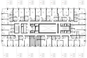 Планировка однокомнатной(квартира) площадью 36.2 квадратных метров в “Дом премиум-класса МИРА”