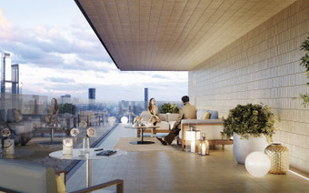 Терраса в ЖК "Life Time"