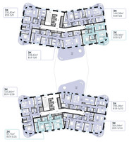 Планировка трехкомнатной(квартира) площадью 135.81 квадратных метров в “СберСити в Рублево-Архангельском”