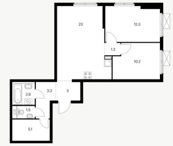 Планировка квартиры, ID 507566