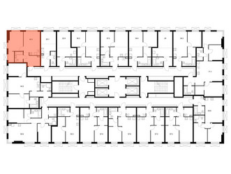 Планировка однокомнатной(квартира) площадью 40.6 квадратных метров в ЖК “ЖК 2-й Иртышский”