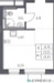 Планировка студии(квартира) площадью 25.93 квадратных метров в “ЖК Богдановский Лес”