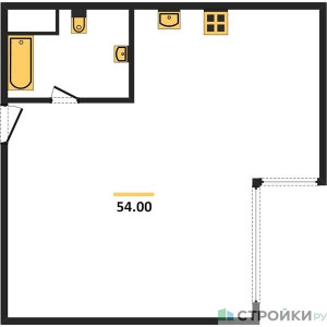 Планировка апартаментов, ID 418564