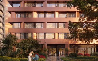 Двор в ЖК "Акценты"