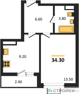 Планировка квартиры, ID 474063