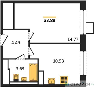 Планировка квартиры, ID 459199