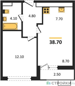 Планировка квартиры, ID 225718