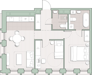 Планировка квартиры, ID 531925
