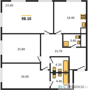 Планировка квартиры, ID 149544