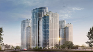 Вид на ЖК "Крылья"