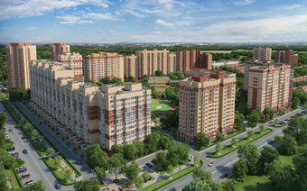 ЖК "Десятка" вид сверху
