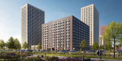 Планировка студии(квартира) площадью 28.9 квадратных метров в ЖК “ЖК Зеленый парк”