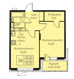 Планировка апартаментов, ID 538361