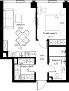 Планировка квартиры, ID 271312